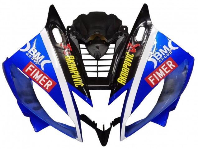 2006-2007 Yamaha YZF 600 R6 Motorcycle Fairings - White Blue Black Fimer Volvo Yamalube Sterilgarda UK