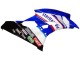 2006-2007 Yamaha YZF 600 R6 Motorcycle Fairings - White Blue Black Fimer Volvo Yamalube Sterilgarda UK