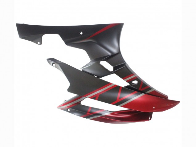 2006-2007 Yamaha YZF 600 R6 Motorcycle Fairings - Red Matte Black UK