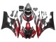 2006-2007 Yamaha YZF 600 R6 Motorcycle Fairings - Red Matte Black UK