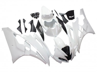 2006-2007 Yamaha YZF 600 R6 Motorcycle Fairings - White UK