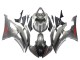 2008-2016 Yamaha YZF 600 R6 Motorcycle Fairings - Matte Grey Red Decals UK