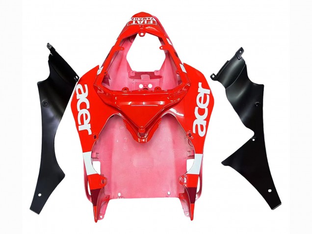 2008-2016 Yamaha YZF 600 R6 Motorcycle Fairings - White Red Black Fiat Acer UK