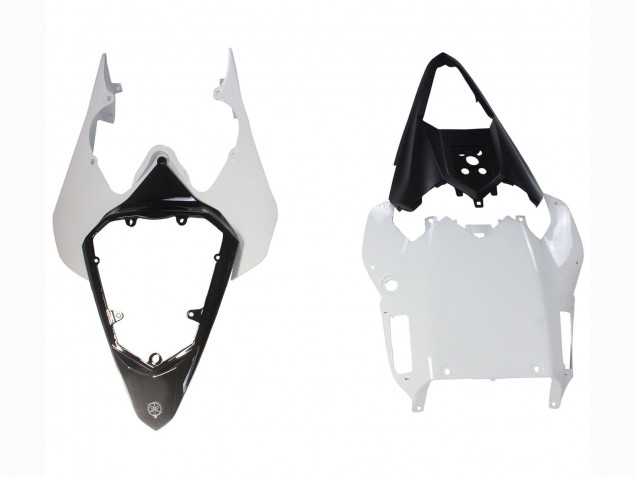2008-2016 Yamaha YZF 600 R6 Motorcycle Fairings - White Red Glossy Black UK