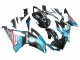 2008-2016 Yamaha YZF 600 R6 Motorcycle Fairings - Light Blue Matte Black Petronas ENEOS UK
