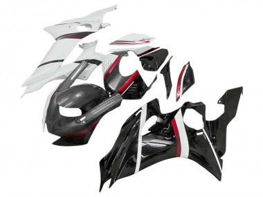 2017-2023 Yamaha YZF 600 R6 Motorcycle Fairings - White Red Glossy Black Carbon Fiber Style UK
