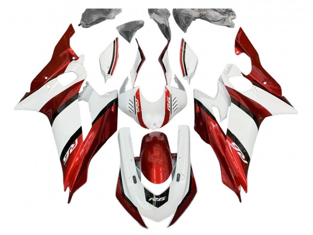 2017-2025 Yamaha YZF 600 R6 Motorcycle Fairing Kits - White Red Black UK