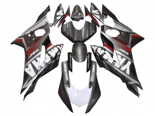 2017-2025 Yamaha YZF 600 R6 Motorcycle Fairings - Matte Black White Red UK