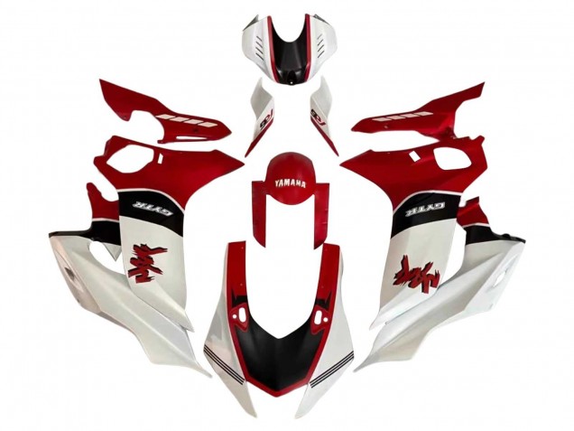 2017-2025 Yamaha YZF 600 R6 Motorcycle Fairing - White Red Black UK