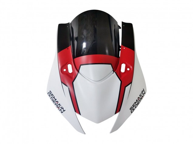 2017-2025 Yamaha YZF 600 R6 Motorcycle Fairings - White Red Black Semakin Didepan UK