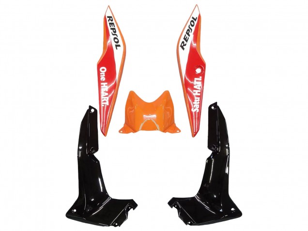 2011-2015 Honda CBR250RR Motorcycle Fairings - Orange White Red Black Glossy HRC Repsol UK