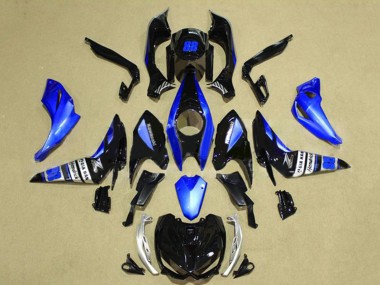 2014-2019 Kawasaki Z1000 Motorcycle Fairing - Blue Glossy Black UK