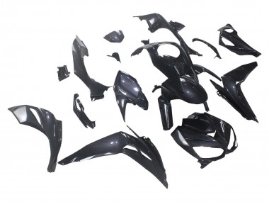 2014-2019 Kawasaki Z1000 Motorcycle Fairings - Black Carbon Fiber UK