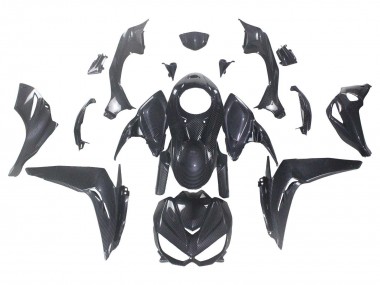 2014-2019 Kawasaki Z1000 Motorcycle Fairings - Black Carbon Fiber UK