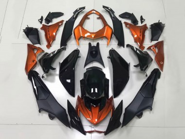 2014-2019 Kawasaki Z1000 Motorcycle Fairings - Orange Glossy Black Matte Black UK