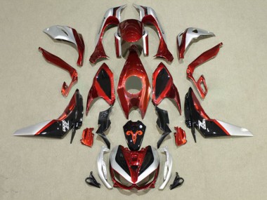 2014-2019 Kawasaki Z1000 Motorcycle Fairings - Red Silver Black UK