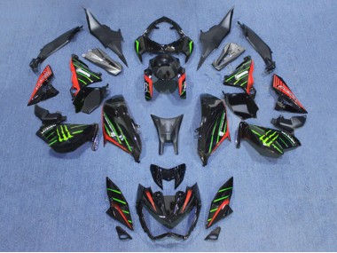 2013-2018 Kawasaki Z800 Motorcycle Fairings - Black Red Green UK