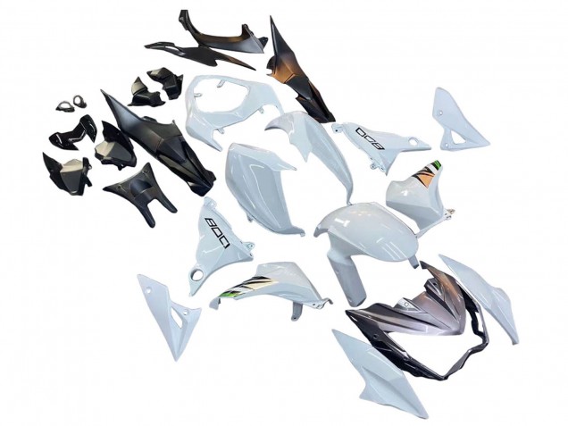 2013-2018 Kawasaki Z800 Motorcycle Fairings - White Green Silver Black UK