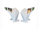 2013-2018 Kawasaki Z800 Motorcycle Fairings - White Green Silver Black UK