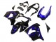 2000-2001 Kawasaki ZX9R Motorcycle Fairings - Glossy Black Blue Flame White UK