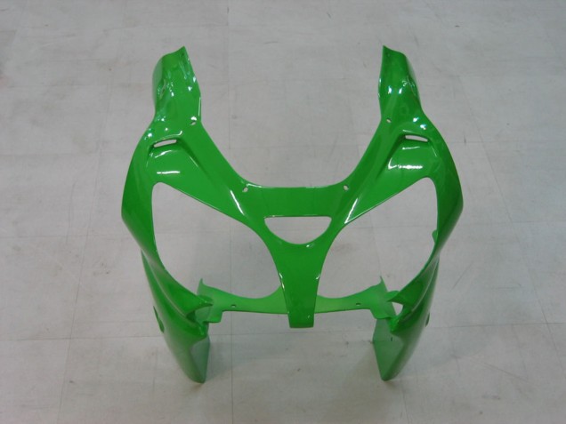 2000-2001 Kawasaki ZX9R Motorcycle Fairings - Green Silver Black UK