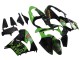 2000-2001 Kawasaki ZX9R Motorcycle Fairings - Green Black Playboy DENSO UK