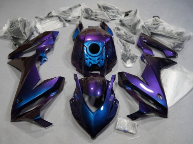 2021-2023 Honda CBR650R Motorcycle Fairings - Chameleon Blue Purple UK