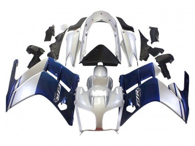 2013-2015 Yamaha FJR1300 Motorcycle Fairings - Dark Blue Silver UK