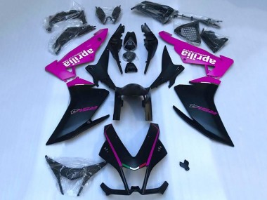 2009-2015 Aprilia RSV4 1000 Motorcycle Fairings - Matte Black Pink UK