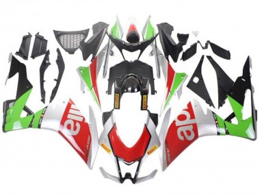 2009-2015 Aprilia RSV4 1000 Motorcycle Fairings - Silver Red Green UK