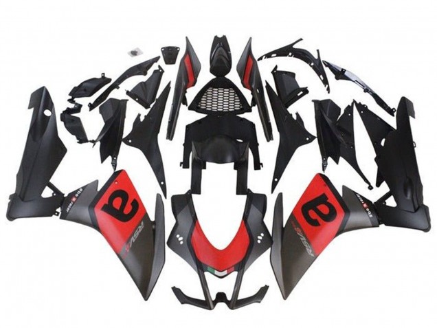 2009-2015 Aprilia RSV4 1000 Motorcycle Fairings - Matte Black Red UK