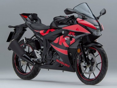 2017-2025 Suzuki GSXR125 Motorcycle Fairings - Black Red UK