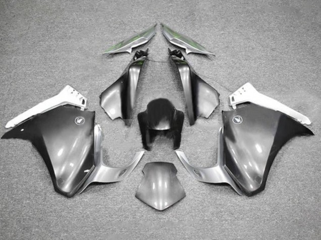 2010-2014 Honda VFR 1200 Motorcycle Fairings - Silver White UK