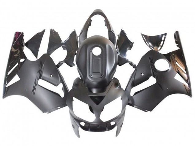 2000-2001 Kawasaki ZX12R Motorcycle Fairings - Matte Black Glossy Black UK