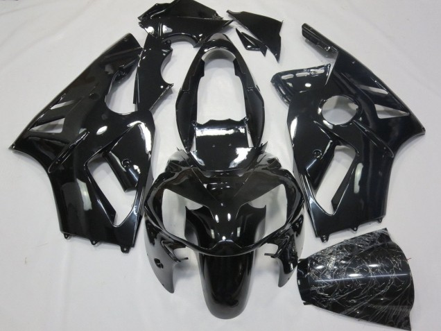2000-2001 Kawasaki ZX12R Motorcycle Fairings - Glossy Black UK
