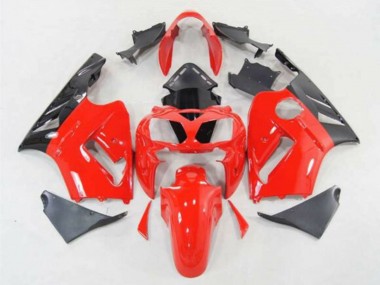 2002-2006 Kawasaki ZX12R Motorcycle Fairings - Red Black UK