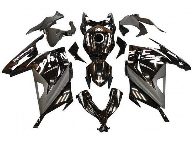 2013-2024 Kawasaki EX300 Motorcycle Fairings - Glossy Black Matte Black White UK