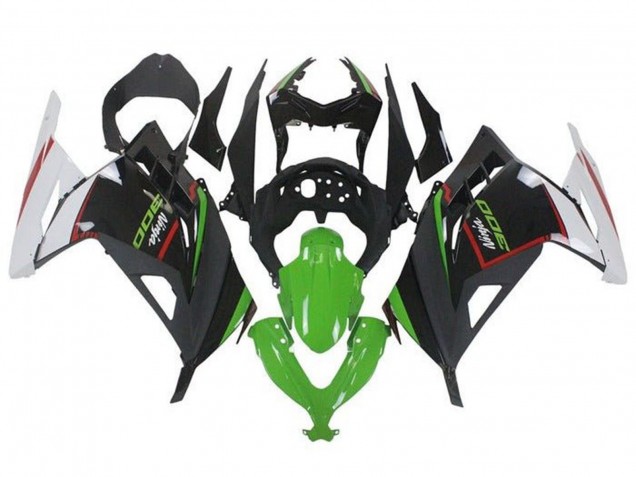 2013-2024 Kawasaki EX300 Motorcycle Fairings - White Red Green Black UK