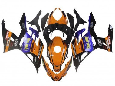 2018-2024 Kawasaki Ninja 400 Motorcycle Fairings - Orange Black Blue Yellow OHLINS UK