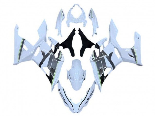 2018-2024 Kawasaki Ninja 400 Motorcycle Fairings - White Grey Black Green UK