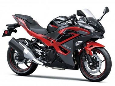 2024-2025 Kawasaki Ninja 500 EX500R Motorcycle Fairings - Black Red Grey UK