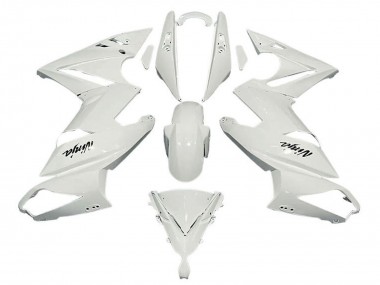 2009-2011 Kawasaki Ninja 650 EX650 Motorcycle Fairings - White UK