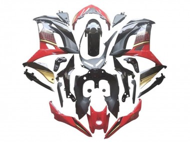 2017-2019 Kawasaki Ninja 650 EX650 Motorcycle Fairings - Red Black Gold UK