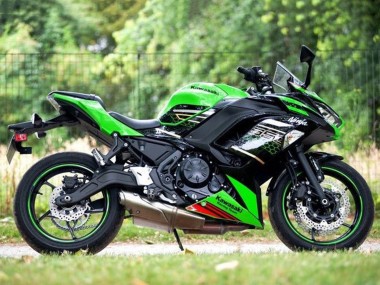 2020-2024 Kawasaki Ninja 650 EX650 Motorcycle Fairings - Green Black Red Honeycomb UK