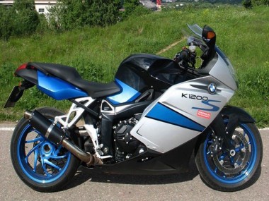 2005-2010 BMW K1200S Motorcycle Fairings - Silver Blue Black UK