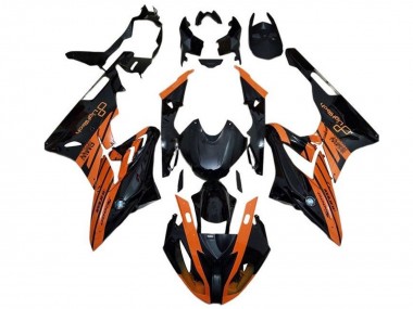 2015-2016 BMW S1000RR Motorcycle Fairing - Orange Glossy Black UK