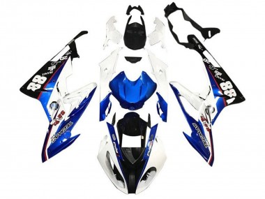 2017-2018 BMW S1000RR Motorcycle Fairings - White Blue Black UK
