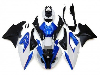 2017-2018 BMW S1000RR Motorcycle Fairings - White Blue Matte Black UK