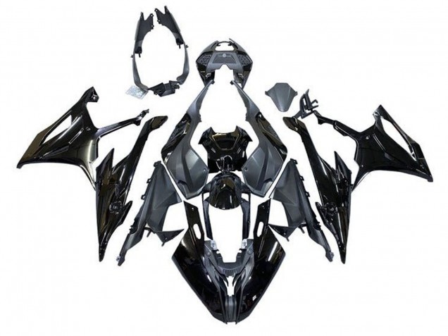 2019-2022 BMW S1000RR Motorcycle Fairings - Glossy Black Matte Black UK