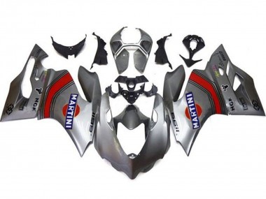 2011-2014 Ducati Panigale 1199 Motorcycle Fairings - Silver Red Blue Martini UK